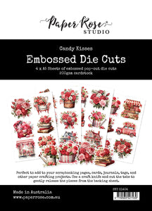 Paper Roses-Embossed Die Cuts-Candy Kisses