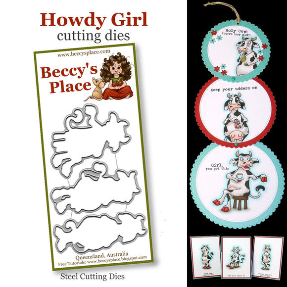 Beccy's Place-Die Cutting Set-Howdy Girl