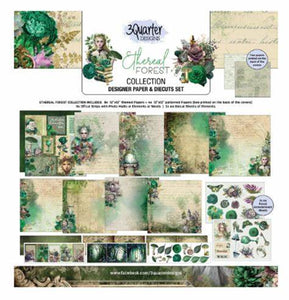 3 Quater Designs-Ethereal Forest-12x12 Pack