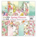 Scrap Boys-Spring Flowers-12x12 Paper Pad