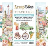 Scrap Boys-Travelers-6x6 Pop Up Paper Pad