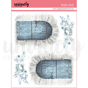 Uniquely Creative-Shades of Whimsy-Rub ons-Doors