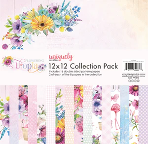 Uniquely Creative-Flowering Utopia-12x12 Paper Pack