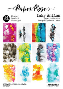 Paper Roses-A5 Paper Pack-Inky Antics