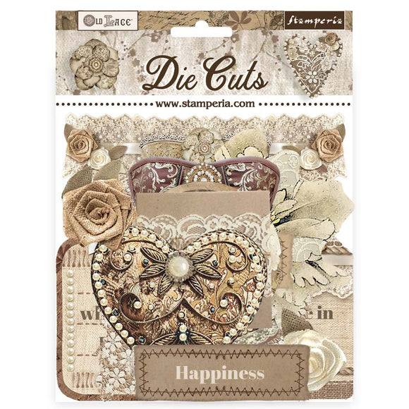 Stamperia-Old Lace-Die Cuts