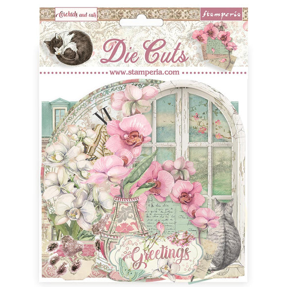 Stamperia-Orchids & Cats-Die cuts