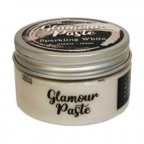 Stamperia-Glamour Paste-Sparkling White