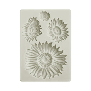 Stamperia-Silicon Mould-A6-Sunflowers