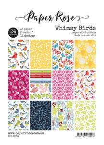 Paper Roses-A5 Paper Pack-Whimsy Bird