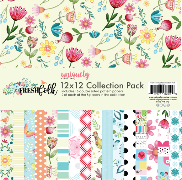 Uniquely Creative - Fresh Folk - 12x12 Collection Pack