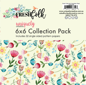 Uniquely Creative - Fresh Folk - 6x6 Paper pad