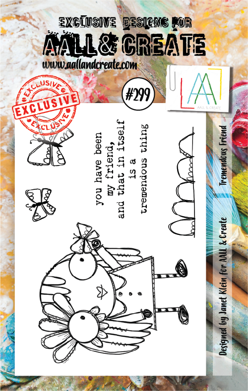 AALL & Create - A7 Stamps - Tremendous Friend #299
