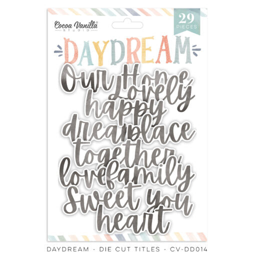 Cocoa Vanilla Studio - Daydream - Die Cut Titles