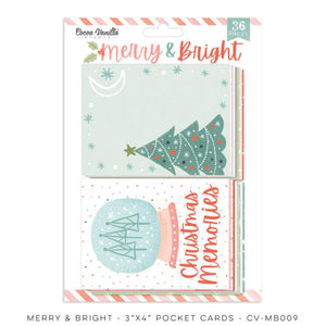 Cocoa Vanilla Studio - Merry and Bright - Pocket cards
