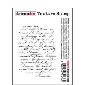DarkRoom Door - Stamps - French Script 005