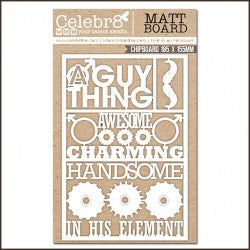 Celebr8 - It's a Guy Thing - Mini words