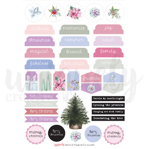 Uniquely Creative - Merry & Magical - Cut-a-parts sheet