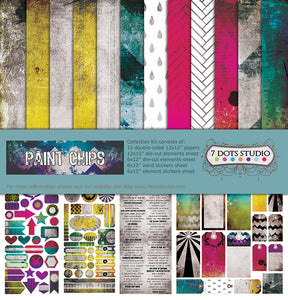 7 Dots Studio - Paint Chips 12x12 Collection