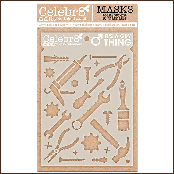 Celebr8 - It's a Guy Thing - Stencil